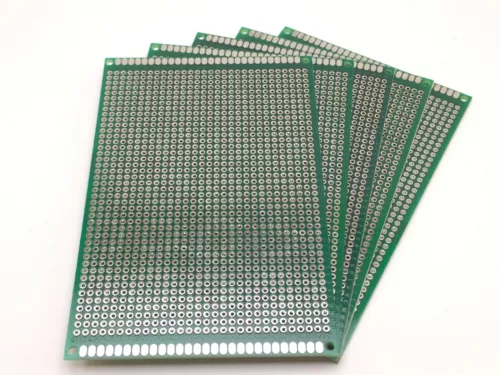 5x Lochrasterplatine 120x80 mm | Punktraster | RM 2,54 | Zweiseitig | Glasfaser