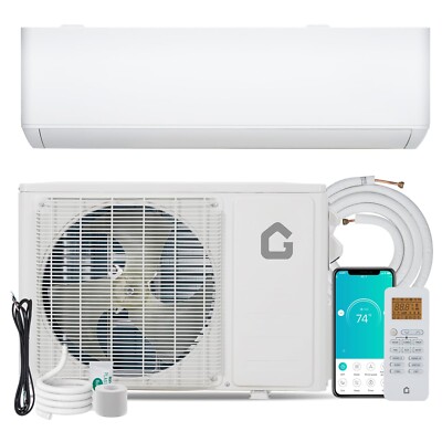 9000 BTU 24 SEER Inverter Mini Split Air Conditioner Heat Pump Ductless AC