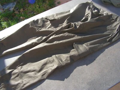 pantalon treillis kaki fonce (u ls 17 ) - Photo 1/4