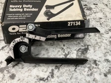 OEM 27134 Heavy Duty Tubing Bender Manual Tool 1/4" 5/16" 3/8" Fuel Brake Line
