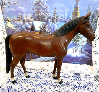 Vintage Wood Carved Horse Grand Wood