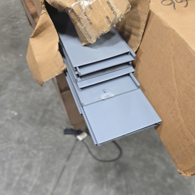 PANDUIT C4LG6-F Wire Duct Cover,Flush,Gray,4.25W x 0.37D 3EYE9 