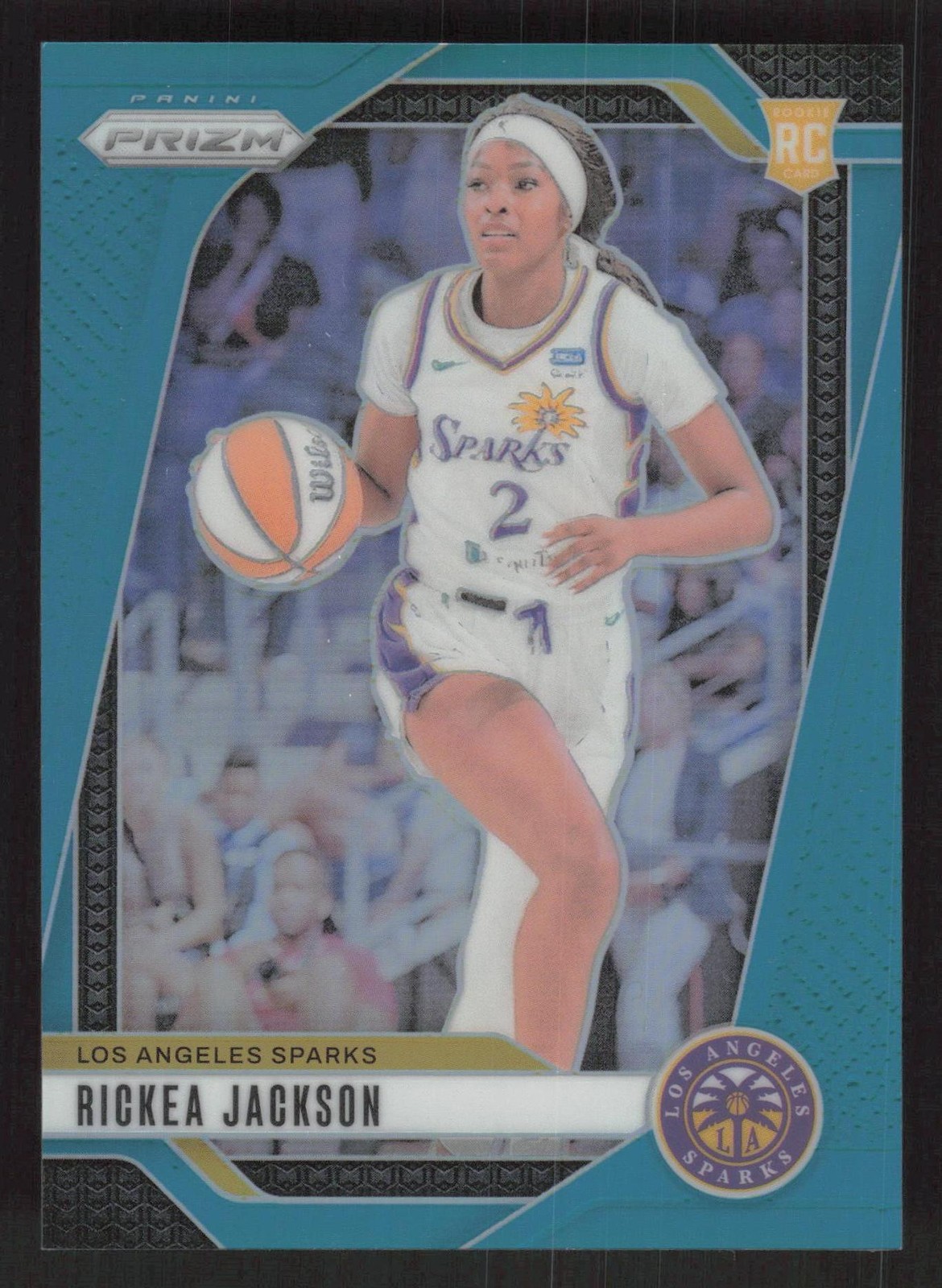 2024 Panini Prizm WNBA #60 Rickea Jackson Teal Prizms /49 RC