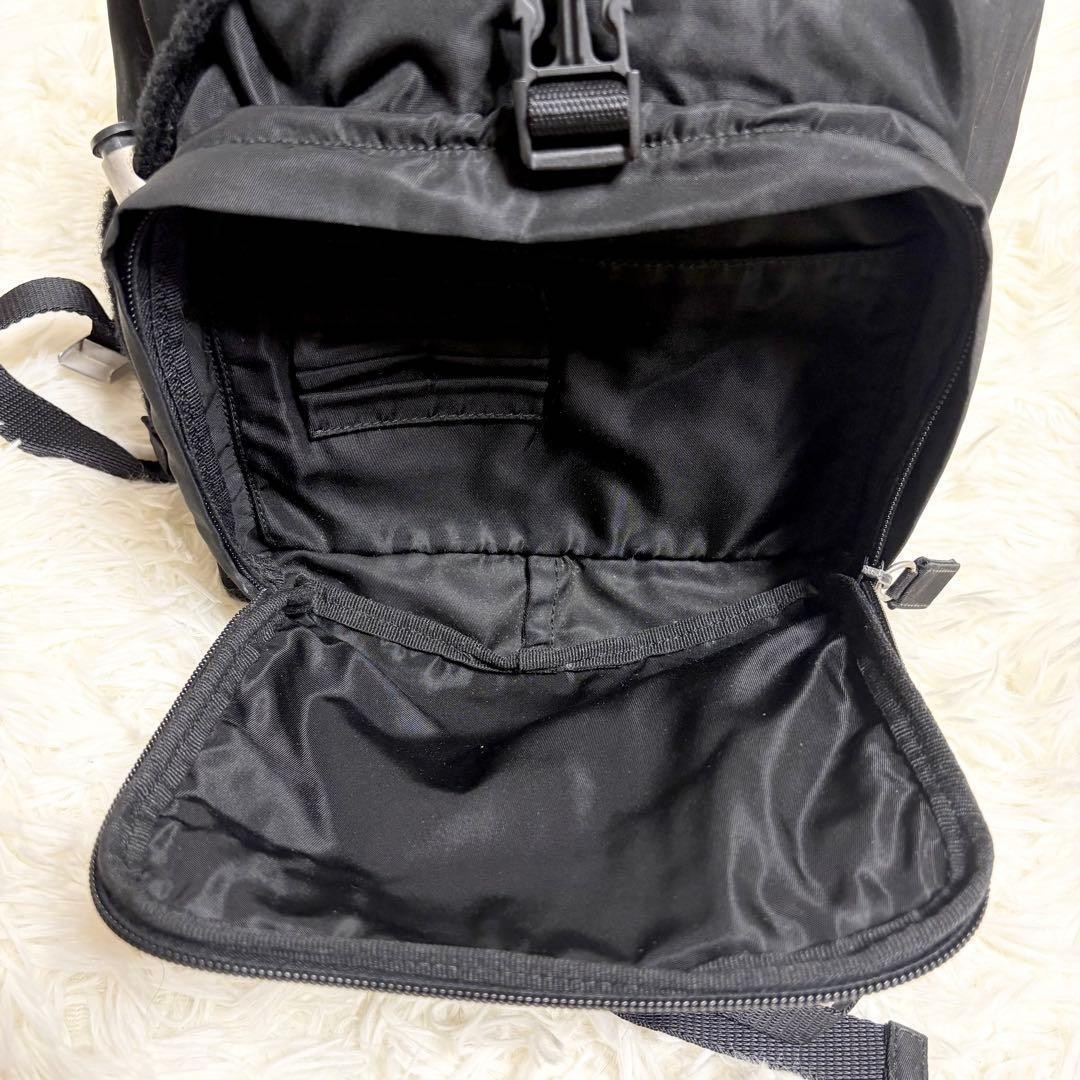 Prada Nylon Backpack Triangular Logo Vintage Unis… - image 9