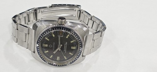 RARE VINTAGE 70's CANDINO SUBMARINE 800 DIVER MEN'S 25J AUTOMATIC SWISS WATCH - Picture 9 of 19