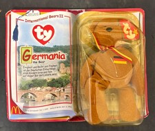 1999 TY McDonalds Teenie Beanie Babies 2000 GERMANIA the Bear NRFB