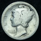1921 10C Mercury Dime FR Scarce Album Filler ~ 25608