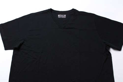 Mtailor Men's Custom Fitted Tee Shirt Short Sleeves EH6 Black See Description - Picture 2 of 3