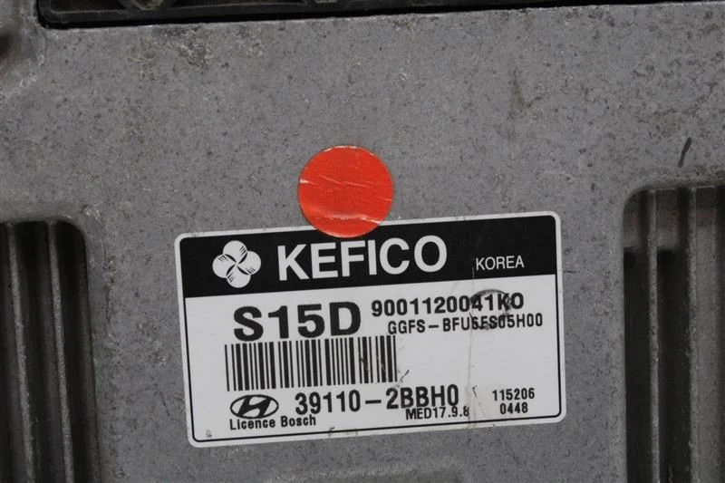 Computadora ECU ECM HYUNDAI VELOSTER 2012 12 2014 14 391102BBH0 1076197 Foto 3 de 4