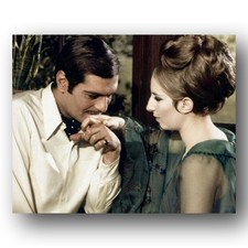 Barbra Streisand, Omar Sharif Photo 8x10 Funny Girl 1968 Movie Scene