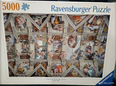 Ravensburger Sistine Chapel 5000 Piece Jigsaw Puzzle Softclick Technology