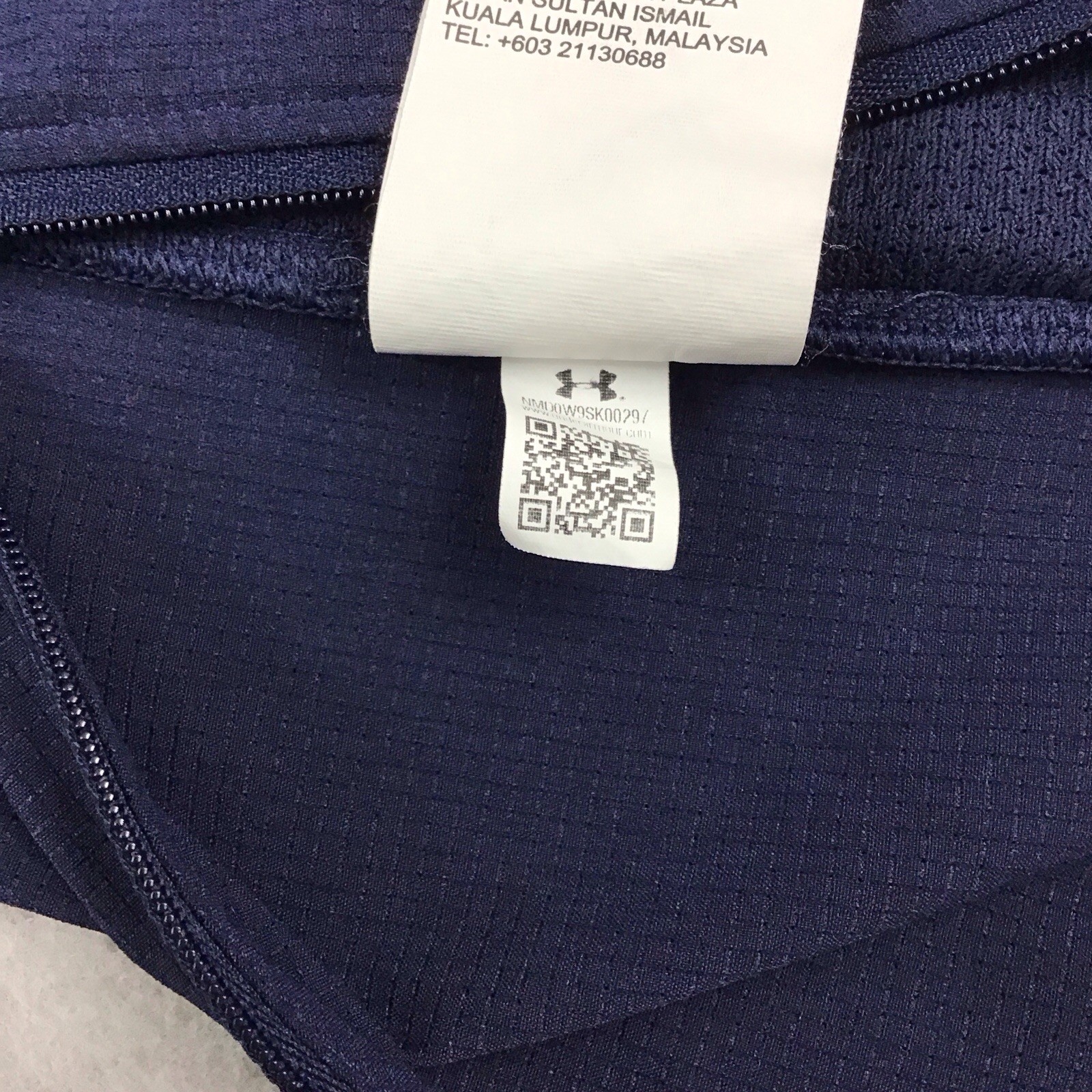 Under Armour Jacket Men Small Blue Solid 1/4 Zip … - image 10