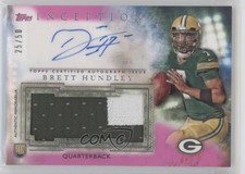 2015 Topps Inception Magenta 25/50 Brett Hundley #AJP-BH Jumbo Patch Auto 0tw4