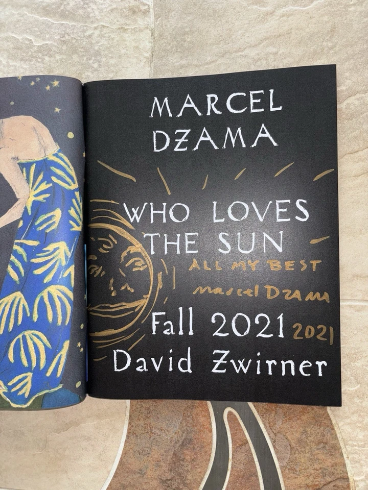 Catálogo firmado y arte original 100 % AUTÉNTICO Marcel Dzama Who Loves The Sun Foto 3 de 4