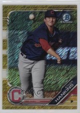 2019 Bowman Chrome Prospects Gold Shimmer Refractor 35/50 Ethan Hankins 0a6