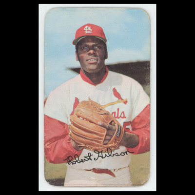 Bob Gibson #48 1971 Topps Super St. Louis Cardinals Baseball Card MLB EX