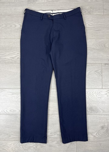 Suitsupply Blu Napoli Vitale Barberis Canonico Navy Tuta Blazer Pantaloni 48R Uomo - Foto 3 di 11