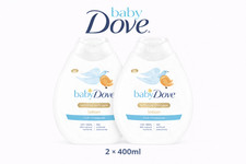 Image of Baby Dove Sensitive Skin Care Lotion- 2 x 400ml -Rich Moisture Baby Moisturiser