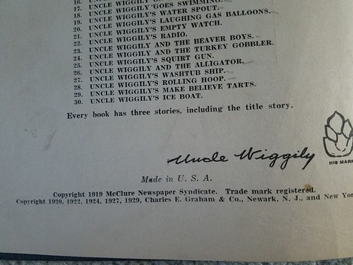 Uncle Wiggily's Ice Boat Hardcover Picture Book Vintage 1929 by Howard Garis - Picture 4 of 11