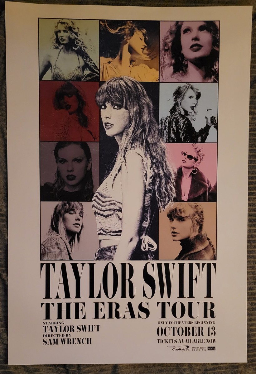 Taylor Swift Eras Tour 27x40 Original DS Movie Poster Double sided