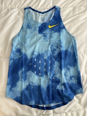 Nike DRI-FIT ADV Pro Elite Team Distance Running Singlet Men's Small FN1826-480