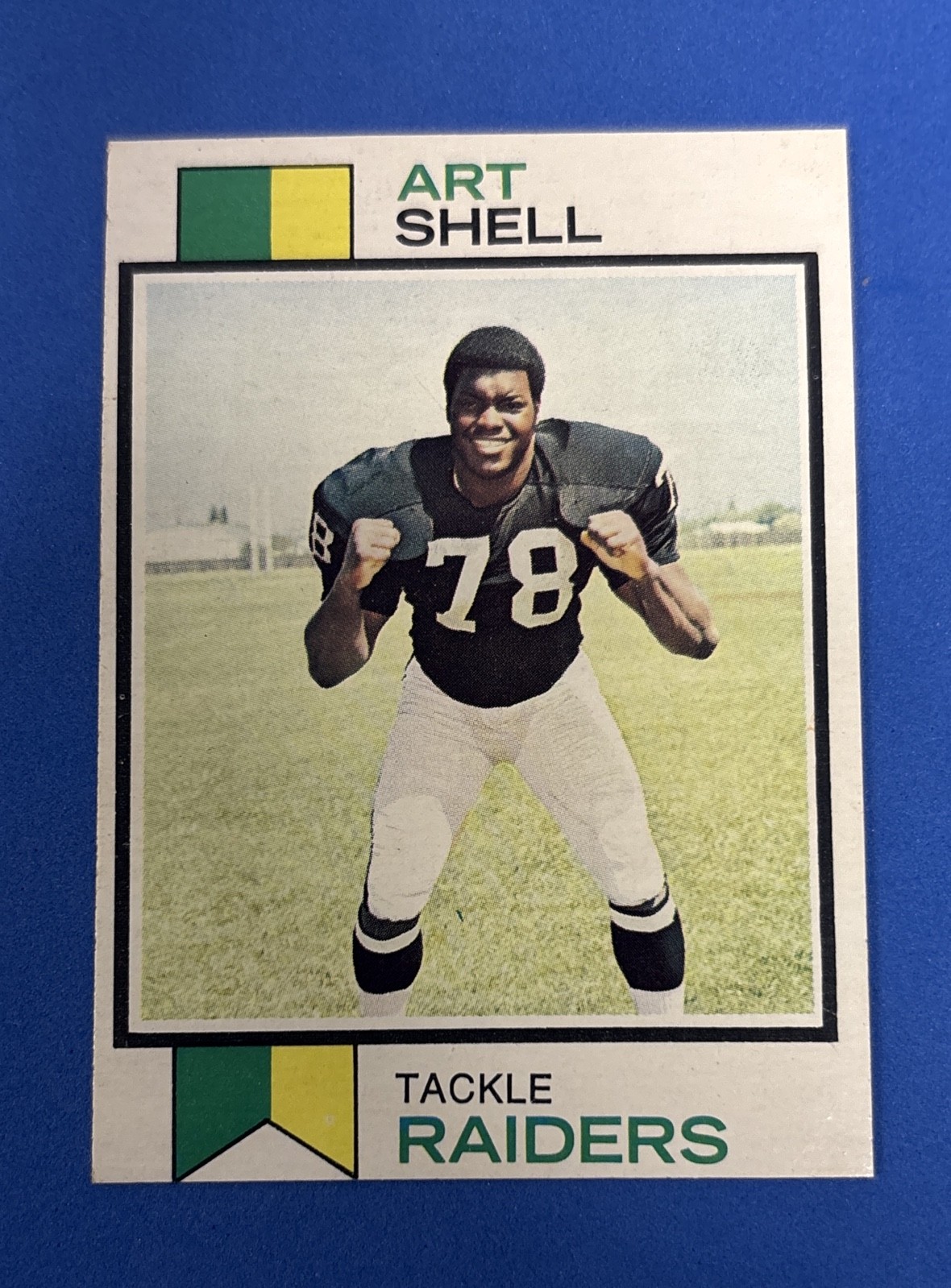 1973 Topps - Art Shell #77 (RC) Surface Crease