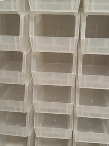 Akro-Mils 30237 AkroBins Plastic Storage Bins Space-Saving Stackable 12-pack