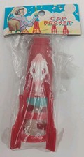 Vintage Plastic Rocket with an Astronaut Figure, Dime Store Toys, SEALED  