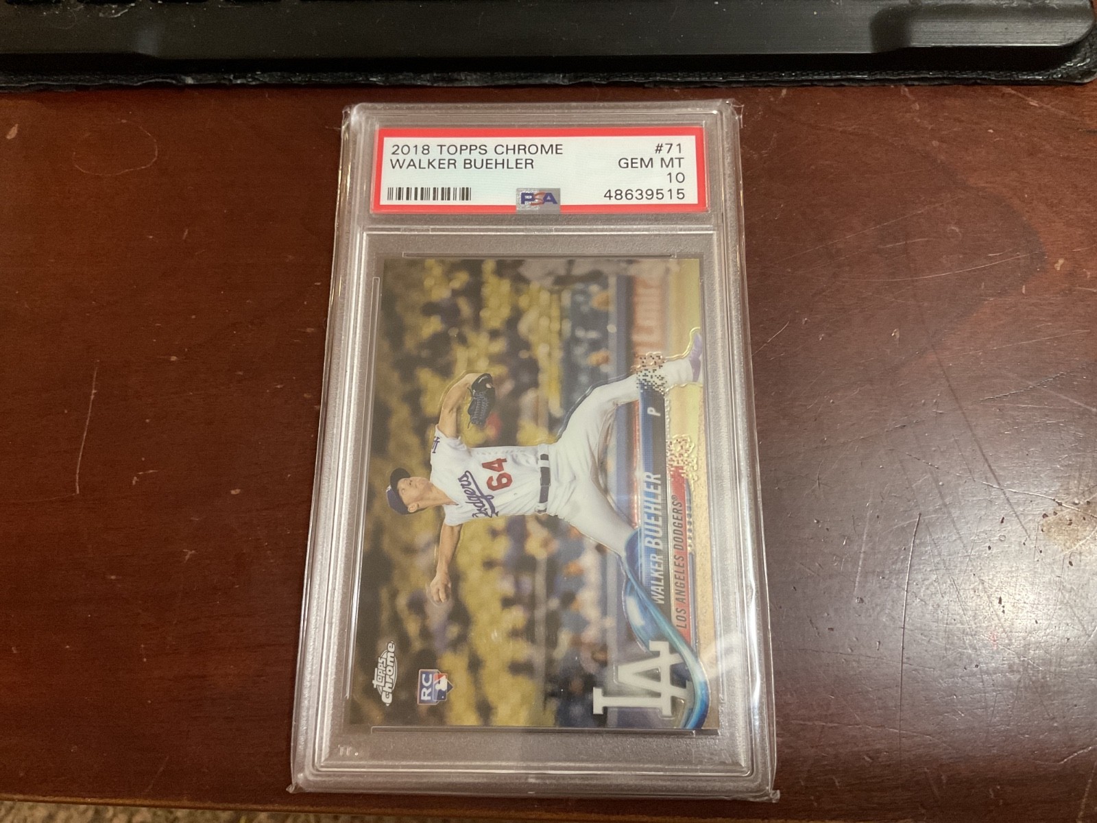 2018 Topps Chrome Walker Buehler #71 PSA 10