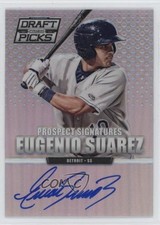 2013 Panini Prizm Perennial Draft Picks Silver Eugenio Suarez #89 Auto 4l3
