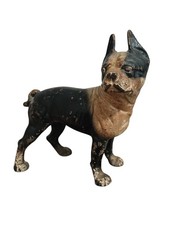 Cast Iron Boston Terrier Doorstop by Hubley c. 1910
