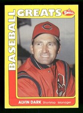 Alvin Dark 1991 Swell Baseball Greats #22 Excellent