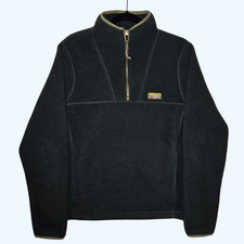 L.L. Bean Katahdin Fleece Pullover Half 1/4 Quarter Zip Sweater Men Small 511605
