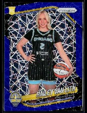 2025 Panini Prizm WNBA #139 Hailey Van Lith Blue Velocity Variation