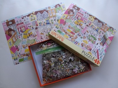 Werkshoppe ''Local Market'' Jigsaw Puzzle by Jacqui Lee 1000 pcs Complete
