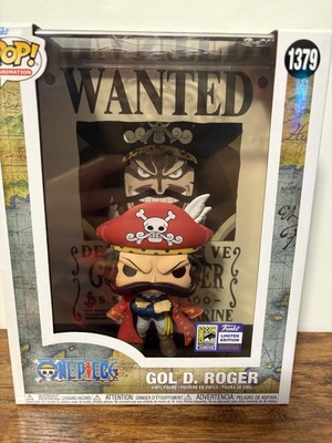 Funko Pop: One Piece: Gold D Roger Wanted Poster #1379 SDCC Exclusive