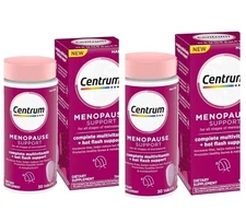 Centrum Menopause Support 30 ct – Multivitamin + Hot Flash Relief – 2  PACK