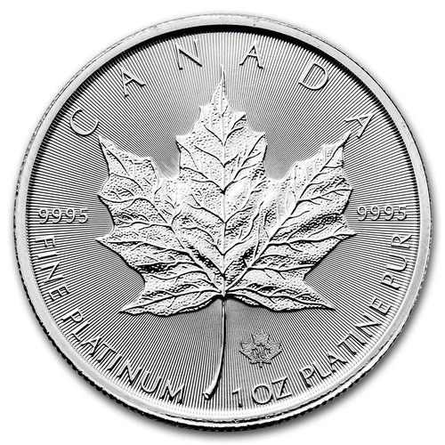 2016 Canadian Platinum Maple Leaf 1 oz — photo from the most recent tracked eBay sale