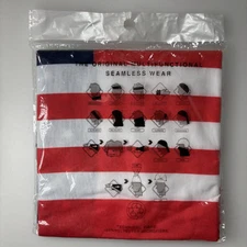 Extra Large Polyester Bandana 20.5" – Various Colors & American Flag Design