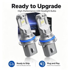 For Audi 80 1990-1992 2x Led Headlight Bulbs High Low Beam 6000k Super Bright