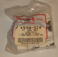 New/NOS Robertshaw/Maycor 4590-529 Off Bake Broil Replacement Dial/Oven Knob Kit