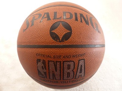 Vintage 1990s Spalding NBA David J. Stern Star Logo Synthetic Basketball 29.5''