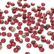 Indian Pink 289 Swarovski 2078 / 2038 Crystal Flatbacks HOTFIX iron-on