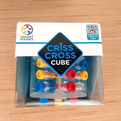 Smart Games Criss Cross Cube Logic Puzzle Thinking Game Toy Challenge Solo Play