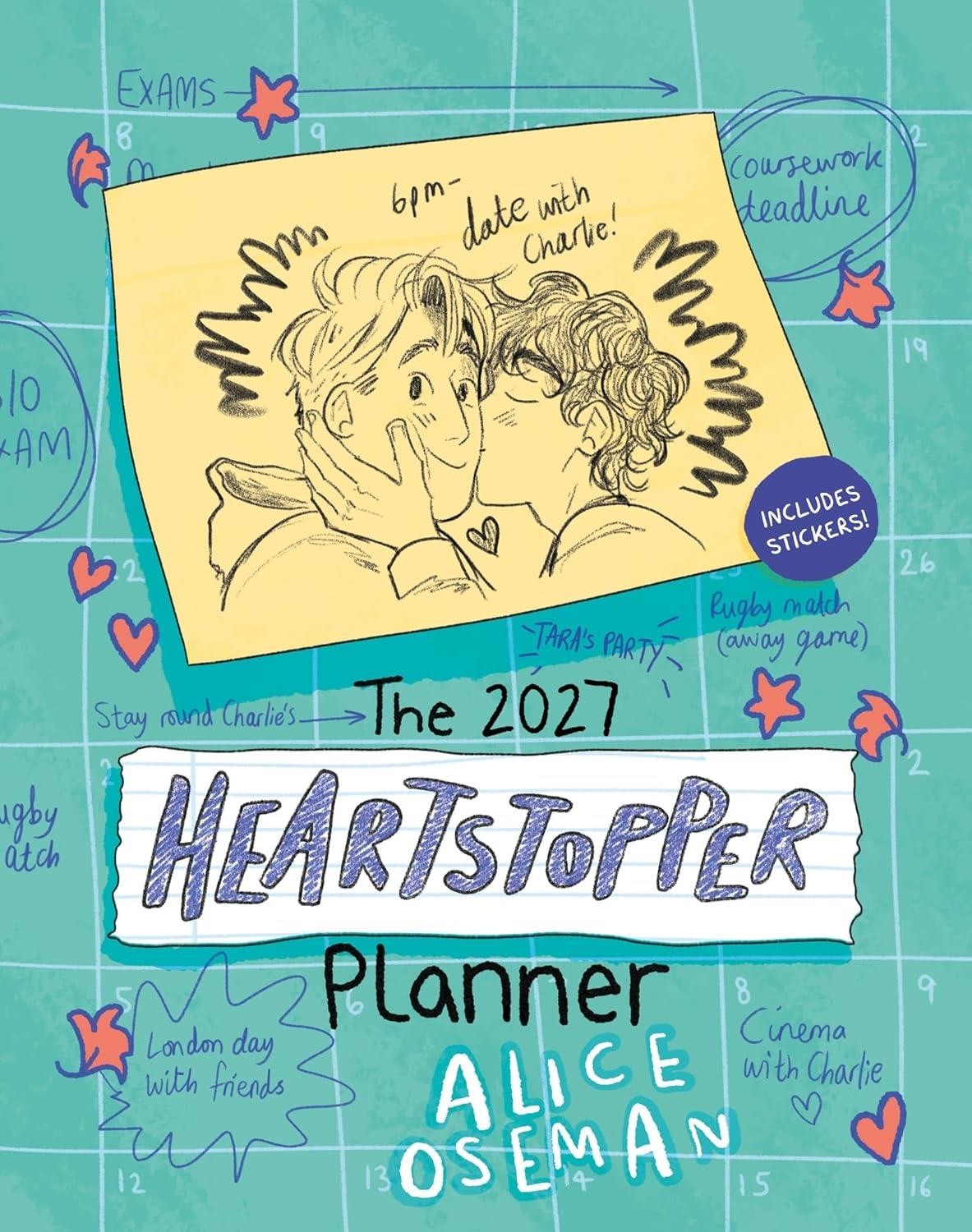 Heartstopper Deluxe Diary 2027, General Diaries, Week To View, Gift - Image 7
