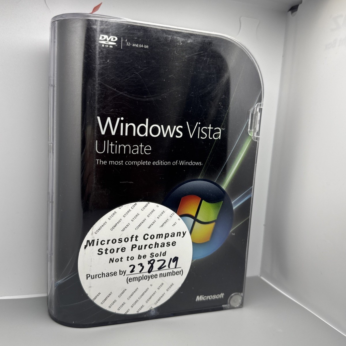 Rare Microsoft Windows Vista Ultimate Retail Box 32 & 64-bit with