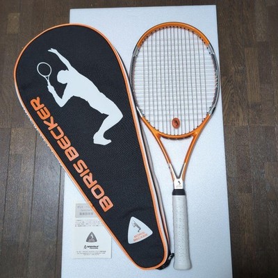 Beautiful BORIS BECKER tennis racket, hybrid string specification