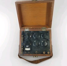 Leeds & Northrup Type S Test Set No. 5300 Cable Fault w/ Wood Box (READ)