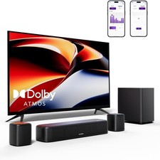 ULTIMEA 5.1ch Sound Bar with Dolby Atmos, Surround System for TV, App...
