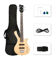 Glarry GW101 36in Kid's Electric Bass Guitar Burlywood